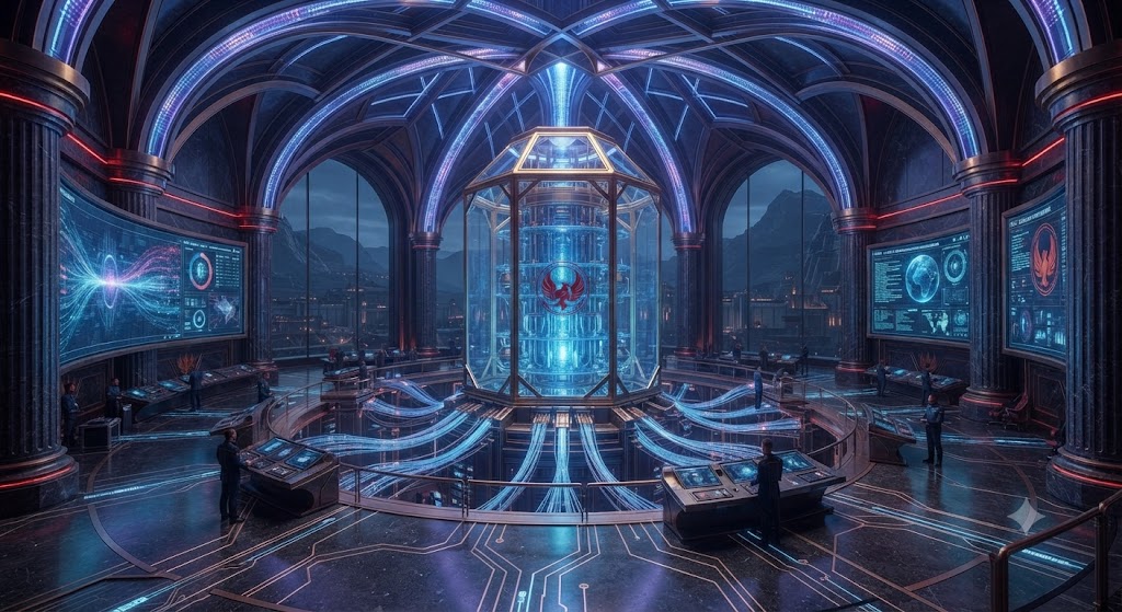 Quantum Communications Relay Room